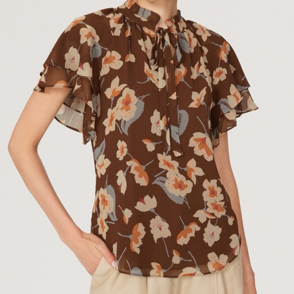 Lauren Ralph Lauren Vanet Blouse, S - Picture 2 of 14